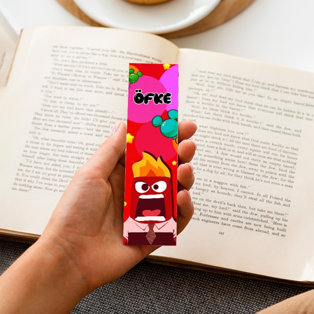 Ters Yüz Öfke Kitap Ayracı