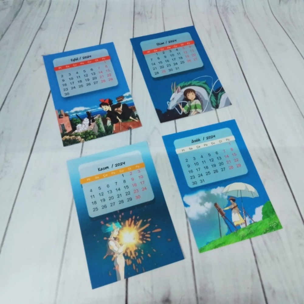 2024 Ghibli Masa Takvimi