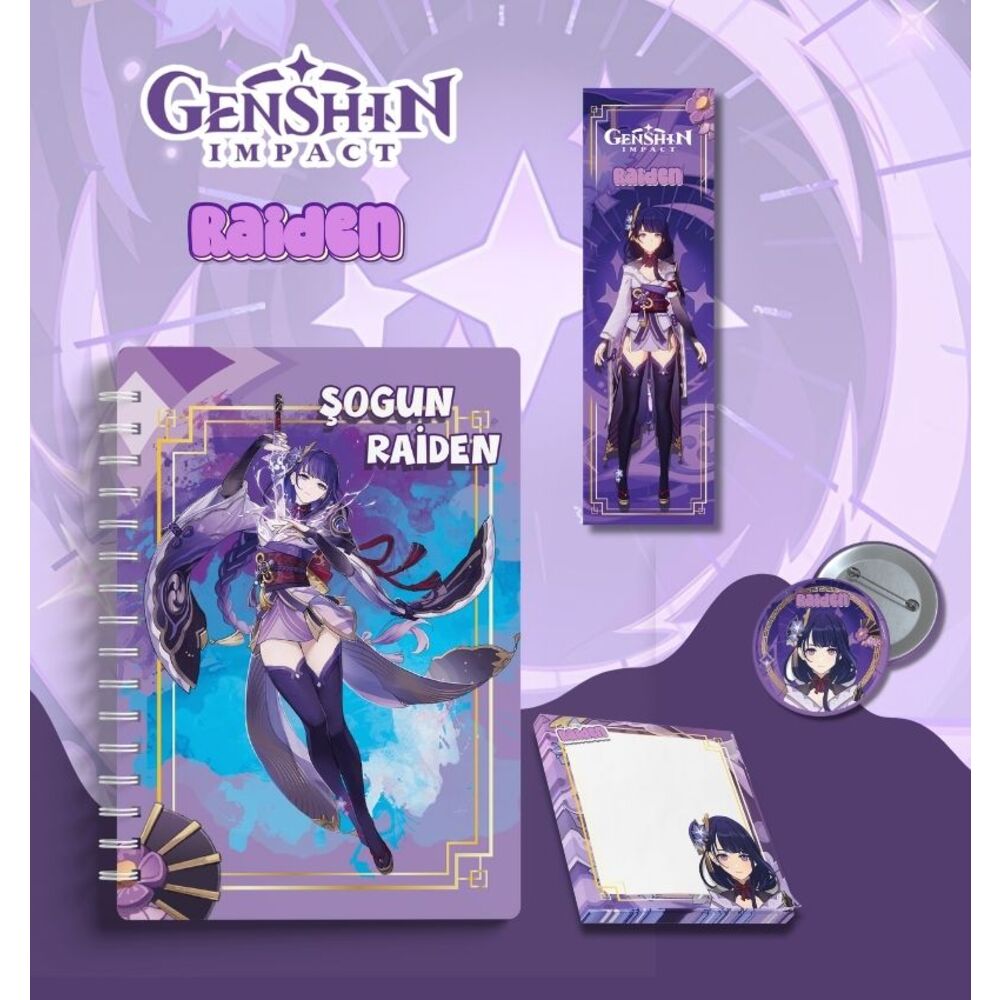 Genshin Impact Şogun Raiden Set 