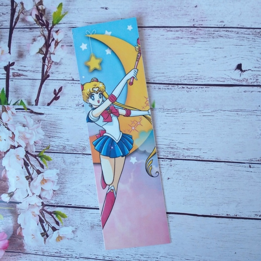 Sailormoon Temalı Kitap Ayracı