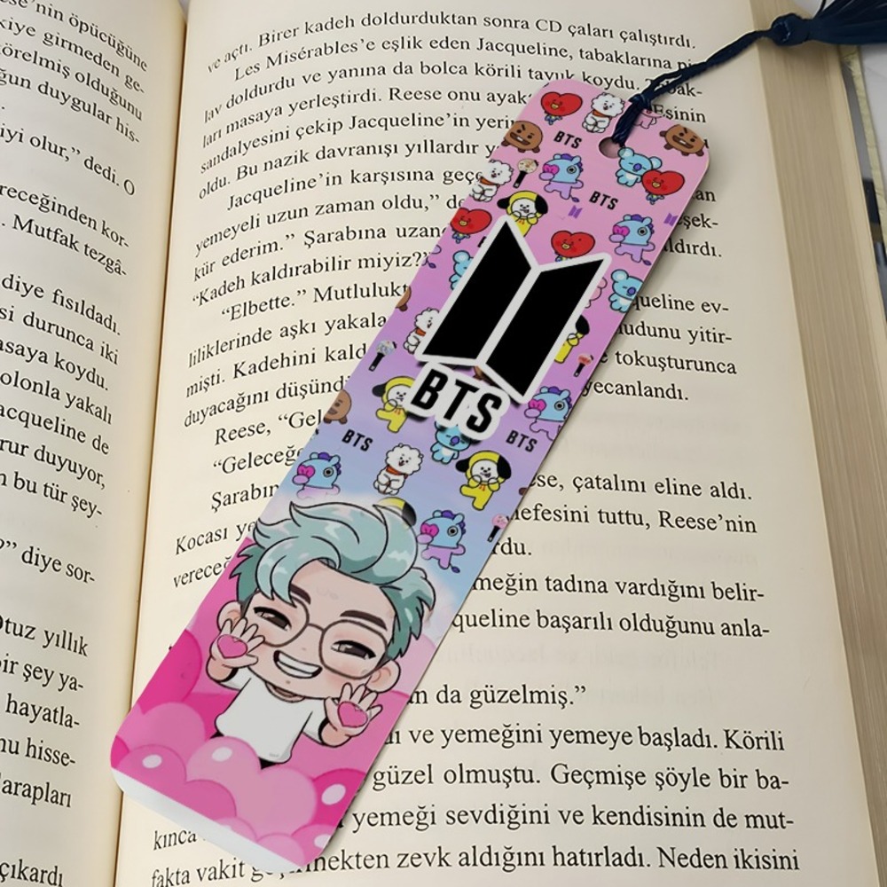BTS  Metal Kitap Ayracı 