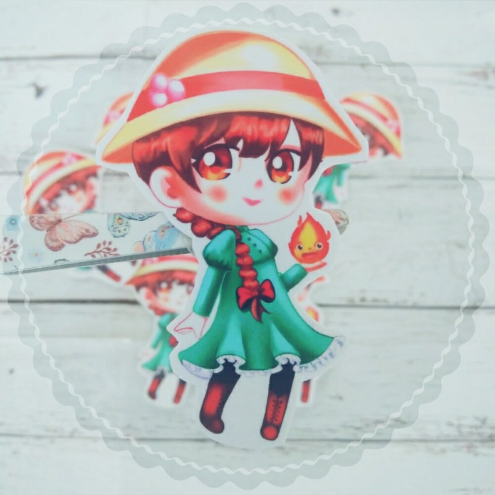 howl's yürüyen şatosu Sophie sticker 