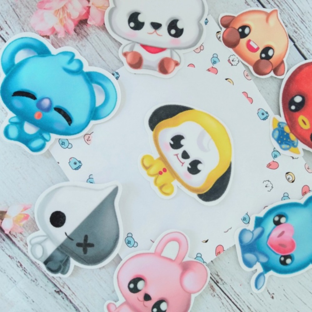 BT21 Sticker Seti Kpop Sticker Set