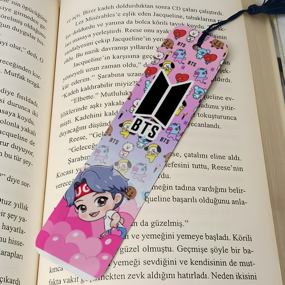 BTS  Metal Kitap Ayracı 