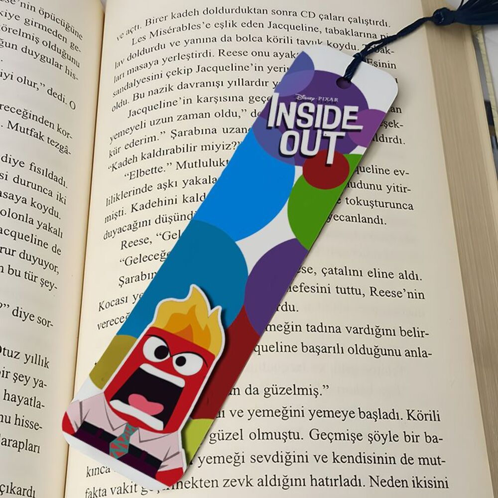 inside out Metal Kitap Ayracı 