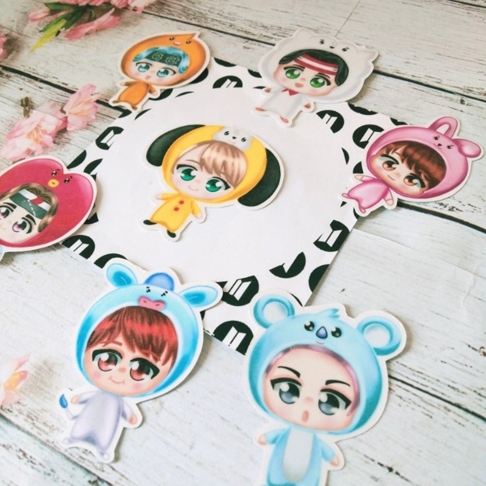 BTS BT21 Sticker Seti 1 -  Kpop Sticker Set
