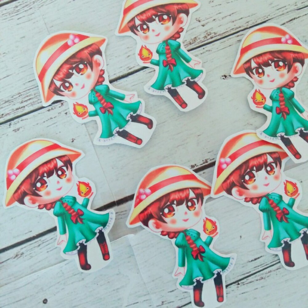 howl's yürüyen şatosu Sophie sticker 