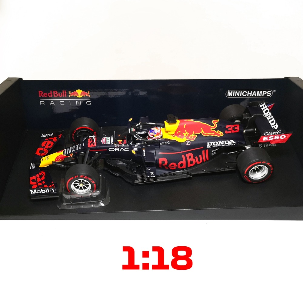 Red Bull Racing RB16B (2021) Verstappen 1:18 Minichamps | Hobi