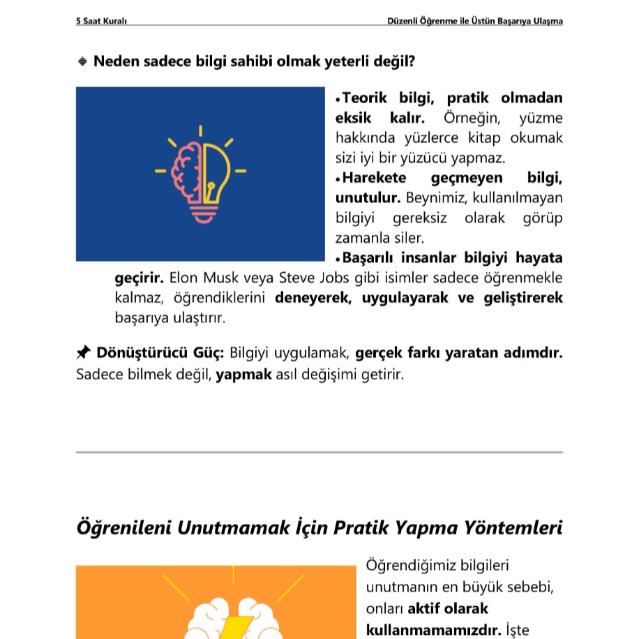 5 Saat Kuralı: Düzenli Öğrenme ile Üstün Başarıya Ulaşma