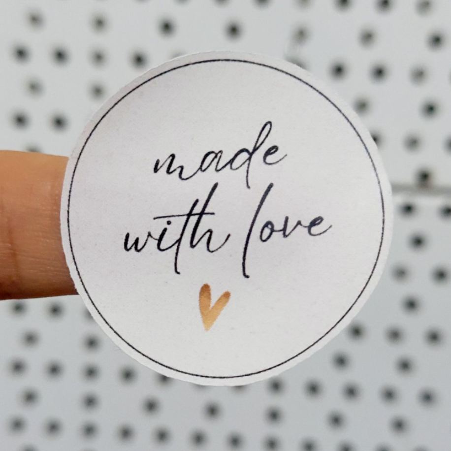 Icode Sign MADE WİTH LOVE STİCKER | ICODESIGN