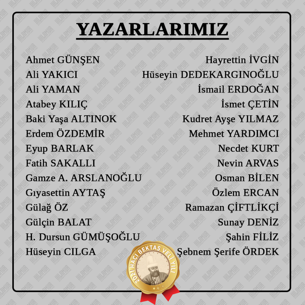 HACI BEKTAŞ-I VELÎ