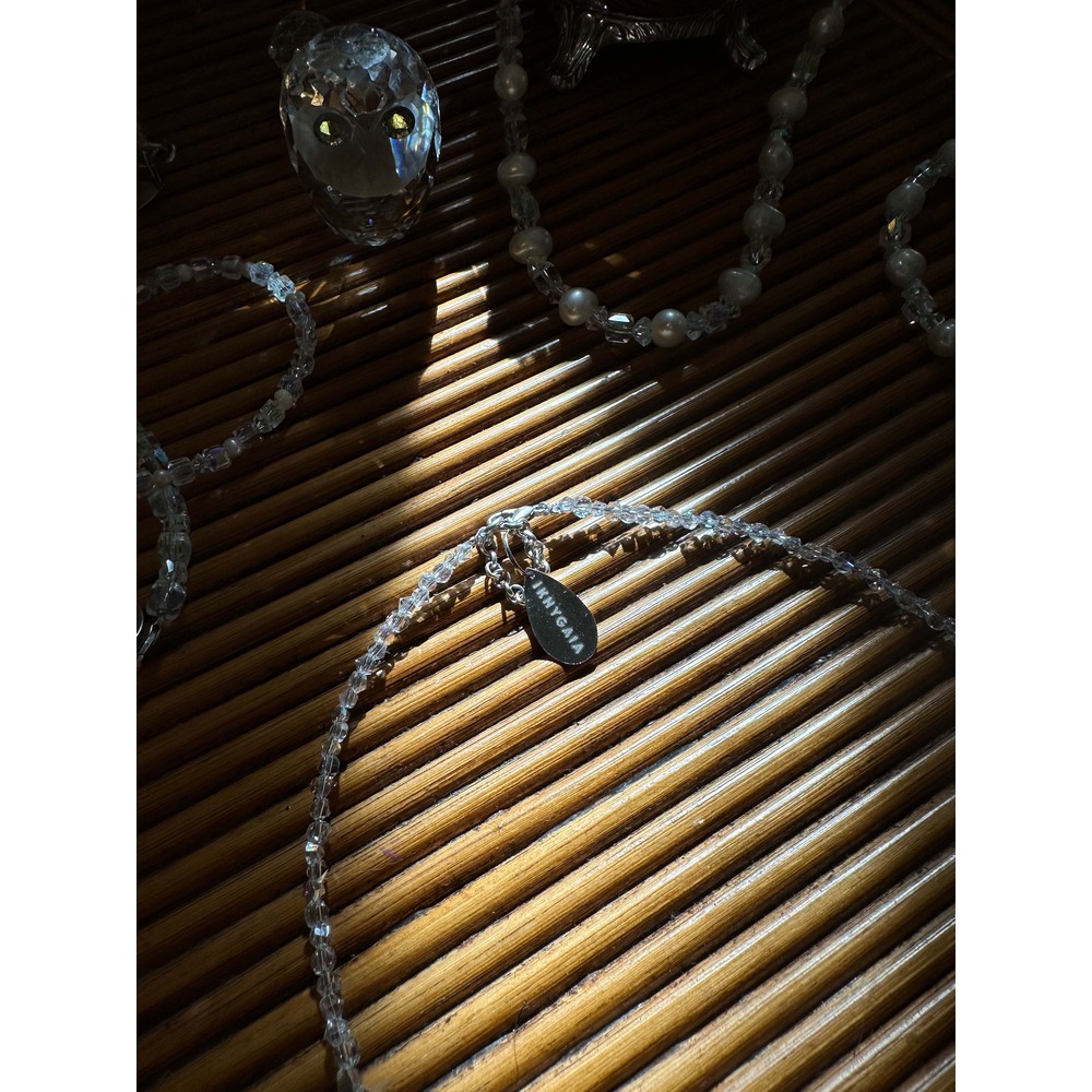 crystal beam | kristal & gümüş kolye | unisex