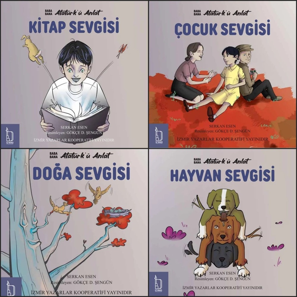 BABA BANA ATATÜRK'Ü ANLAT - ÇOCUK SERİSİ 4 KİTAP SET