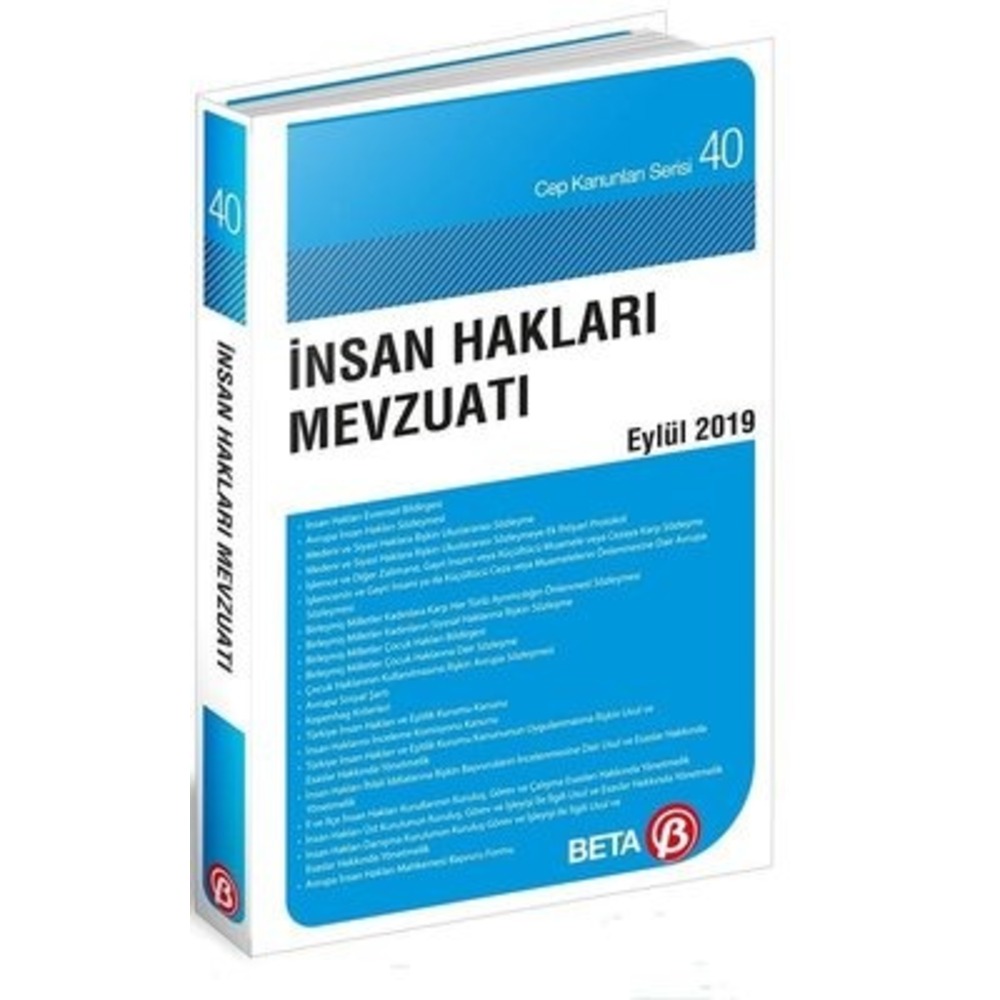 İnsan Hakları Mevzuatı-Eylül 2019