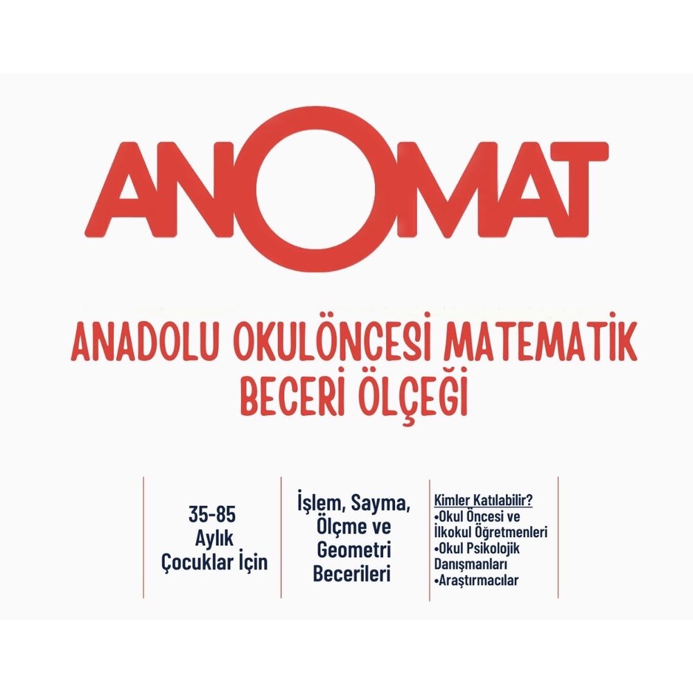 ANOMAT Anadolu Okul Öncesi Matematik Beceri Ölçeği