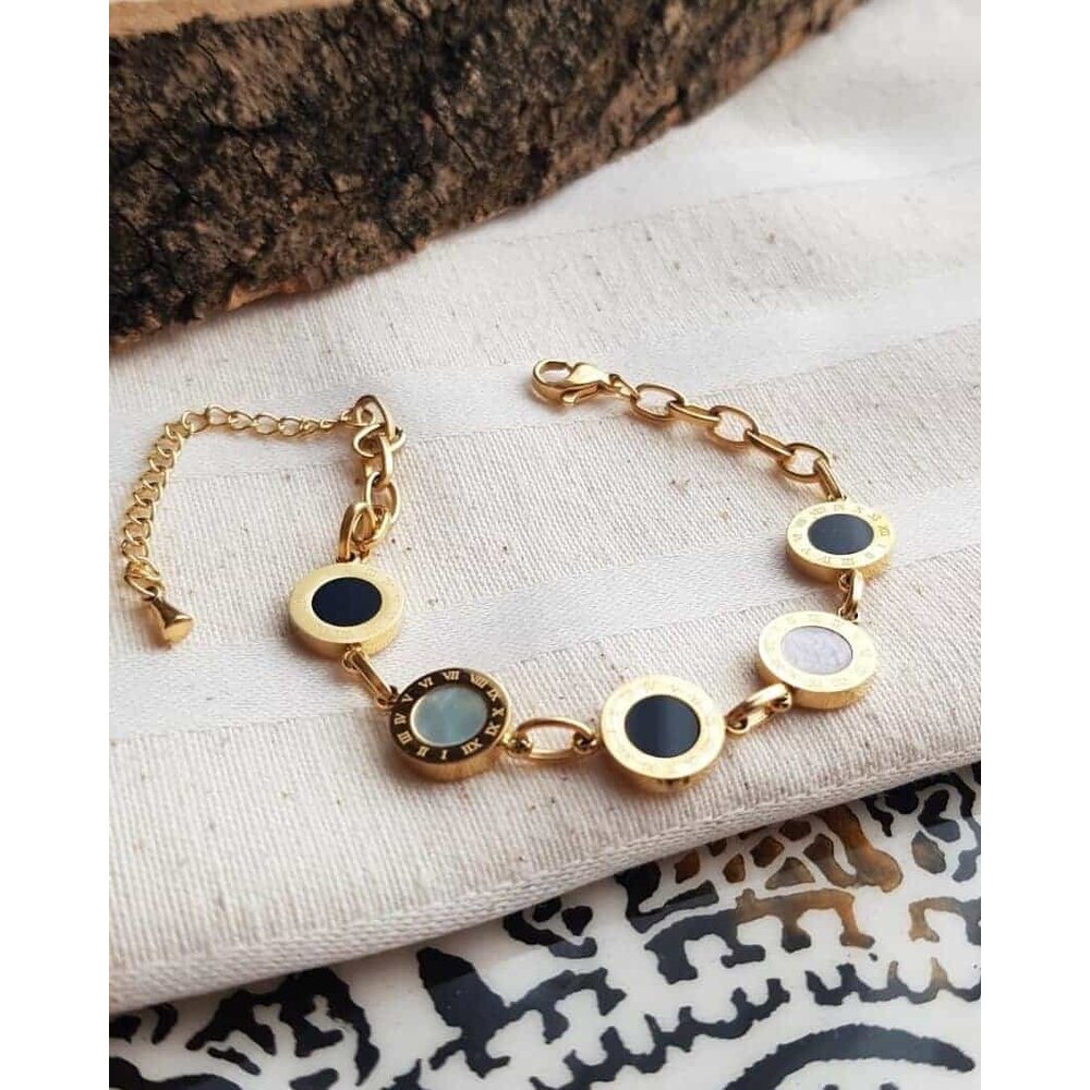 Sedefli ve Roma Rakamlı Bileklik✨