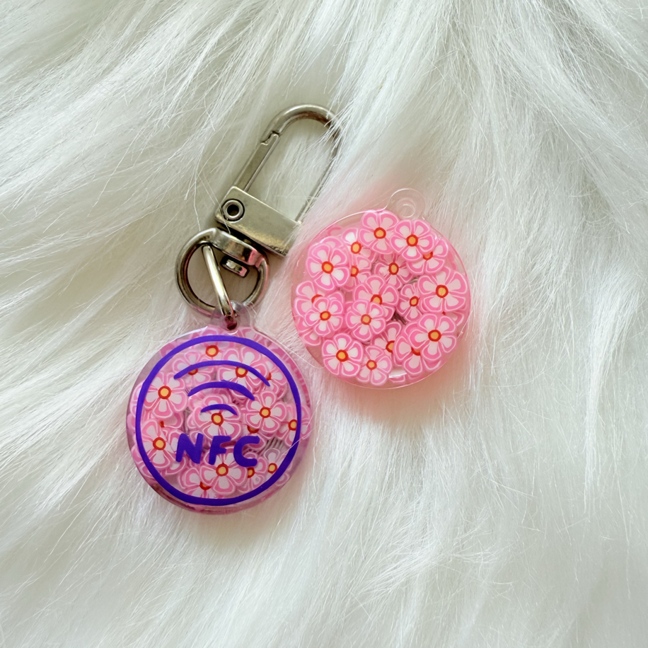 Mini NFC Pet Künye - 2.2cm Summer