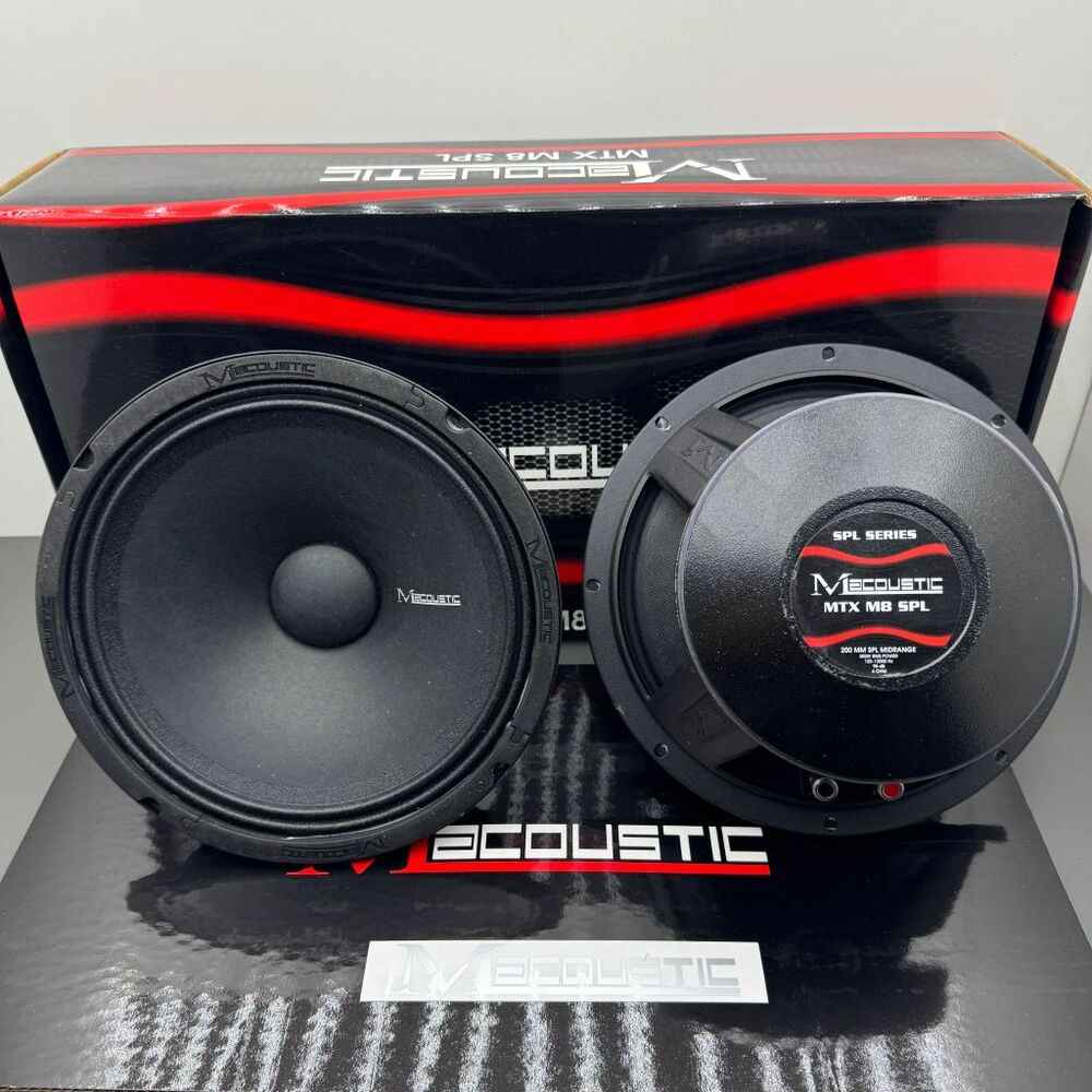 M ACOUSTİC MTXM8 SPL 20CM MİDRANGE 300RMS | İz Garage Otomotiv