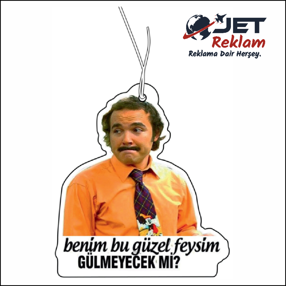 Jethızında Burhan Altıntop Tasarımlı Eğlenceli Dekoratif Oto Kokusu