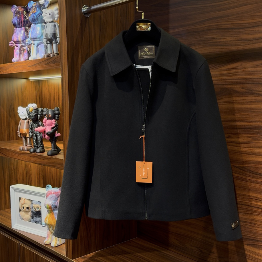 Loro Piana Siyah Kaşmir Yün Ceket | KOS PREMIUM | Luxury
