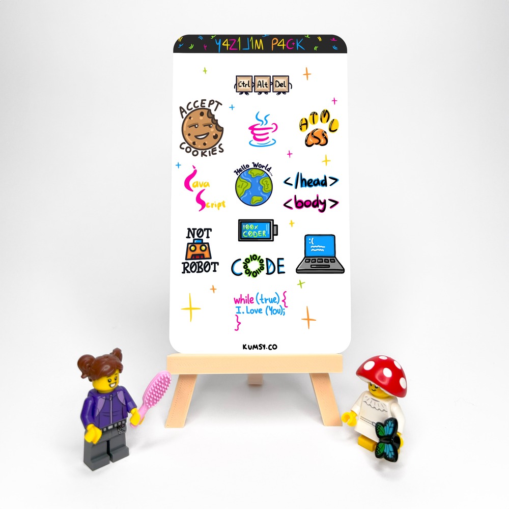Developer (Yazılım) Sticker Pack | KUMSYCO
