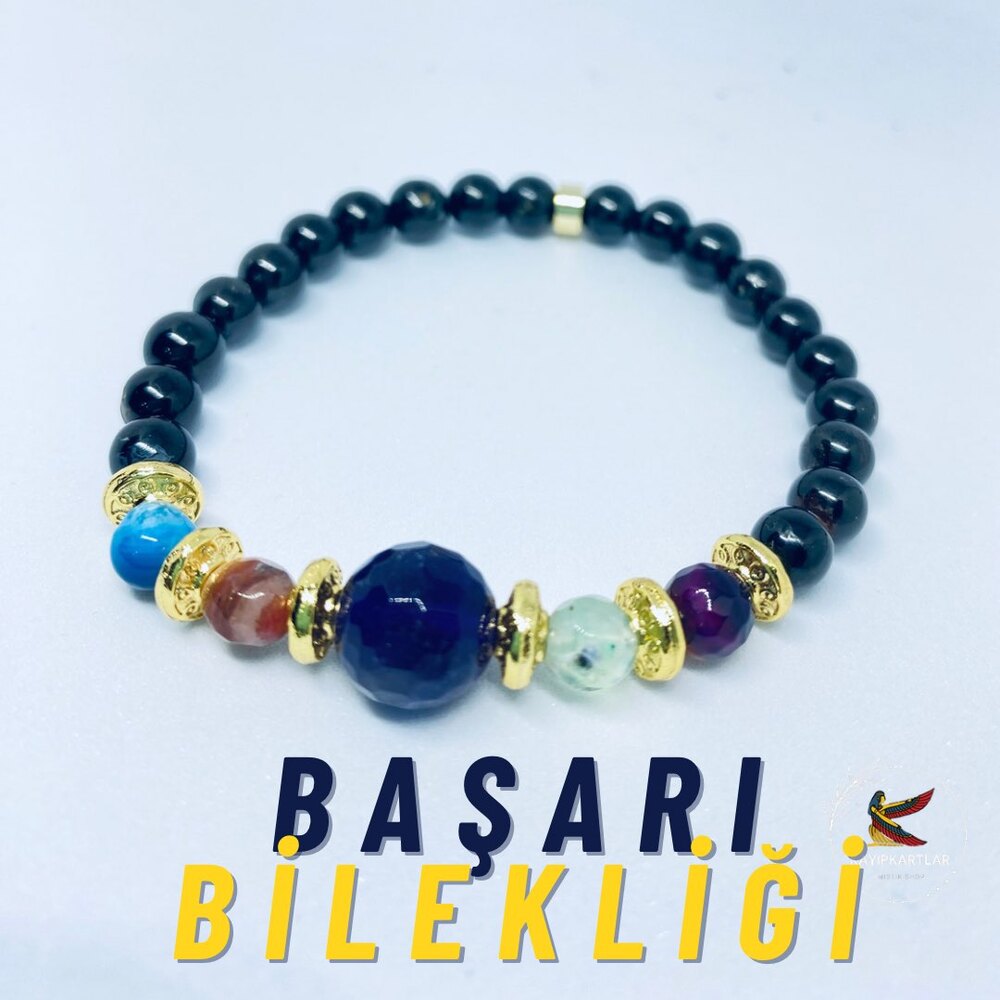 Siyah Turmalin Akik  Bileklik