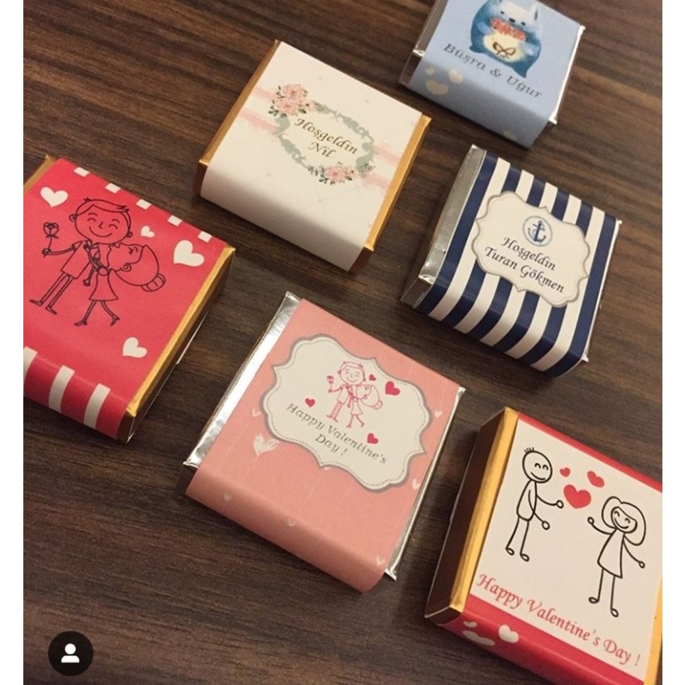 Mini Tablet Çikolata - Bitter