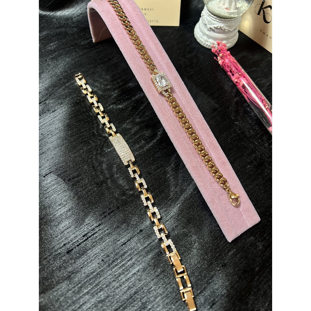 Baget Taşlı Rose Gold Gourmet 