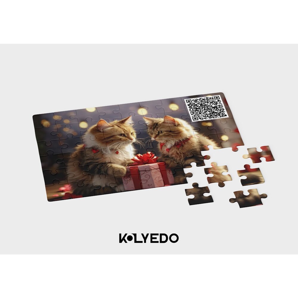 Sevgili Temalı Kişiye Özel QR Kodlu Puzzle