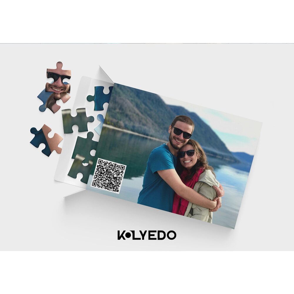Sevgili Temalı Kişiye Özel QR Kodlu Puzzle