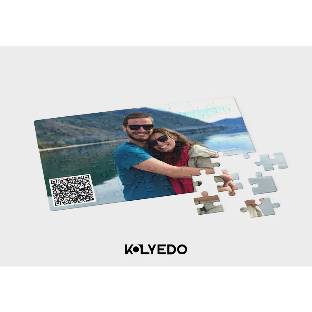 Sevgili Temalı Kişiye Özel QR Kodlu Puzzle
