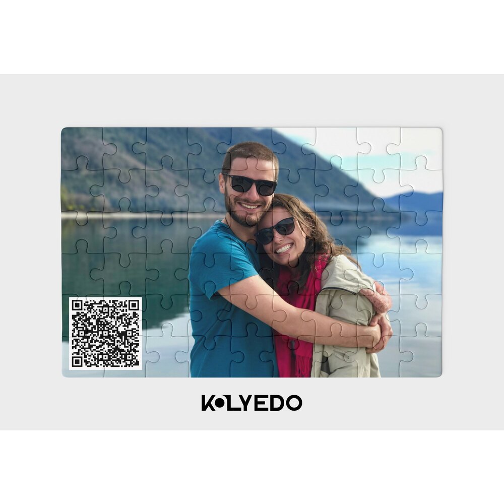 Sevgili Temalı Kişiye Özel QR Kodlu Puzzle