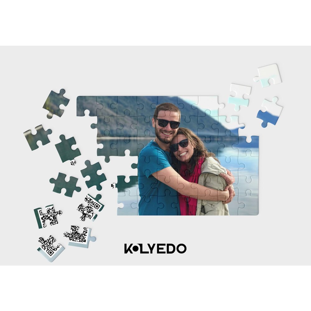 Sevgili Temalı Kişiye Özel QR Kodlu Puzzle