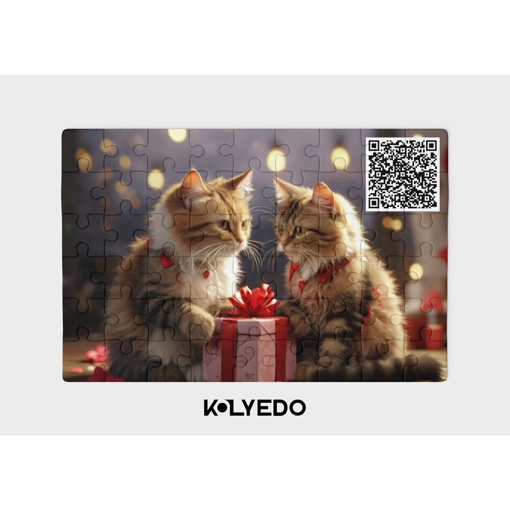 Sevgili Temalı Kişiye Özel QR Kodlu Puzzle