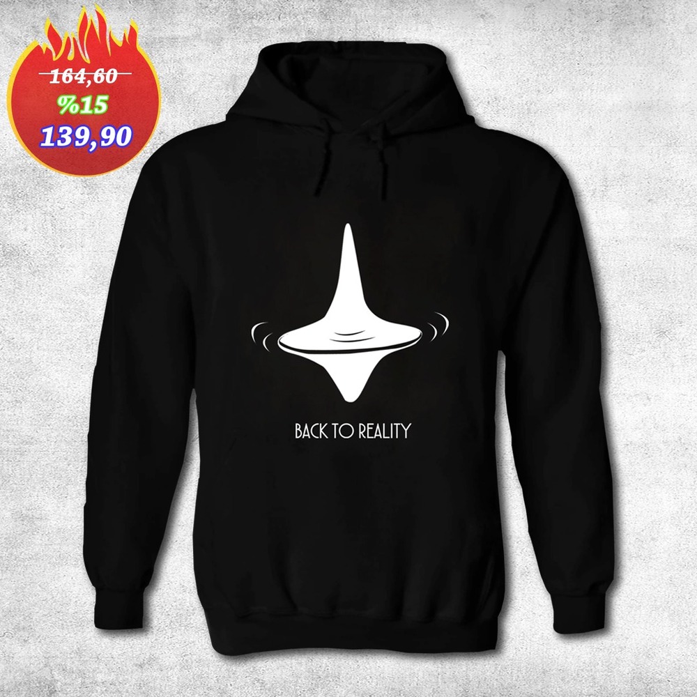 Hoodie Siyah Reality