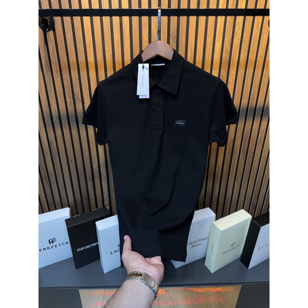 Farfetch Calvin Klein Long Sleeve Polo Calvin Klein Jeans Logo