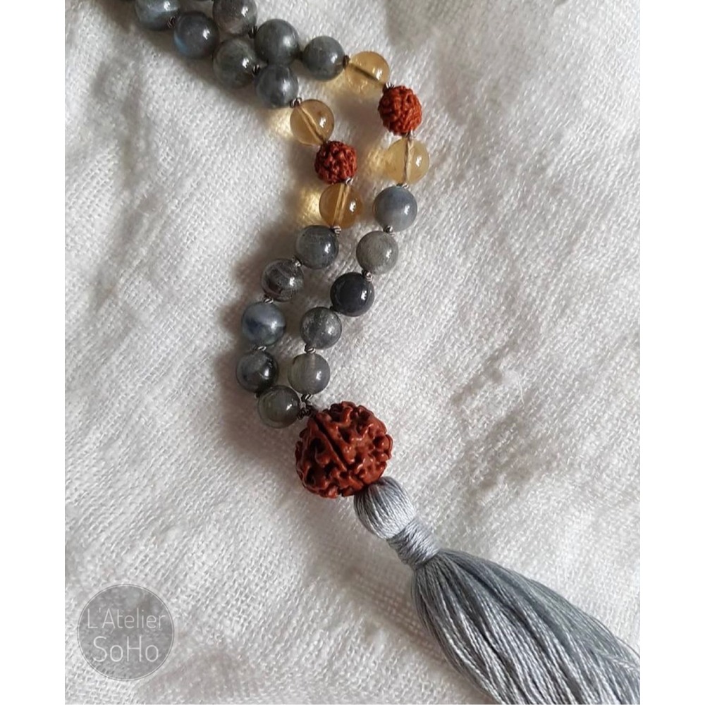 Labradorit Mantra Japa Mala