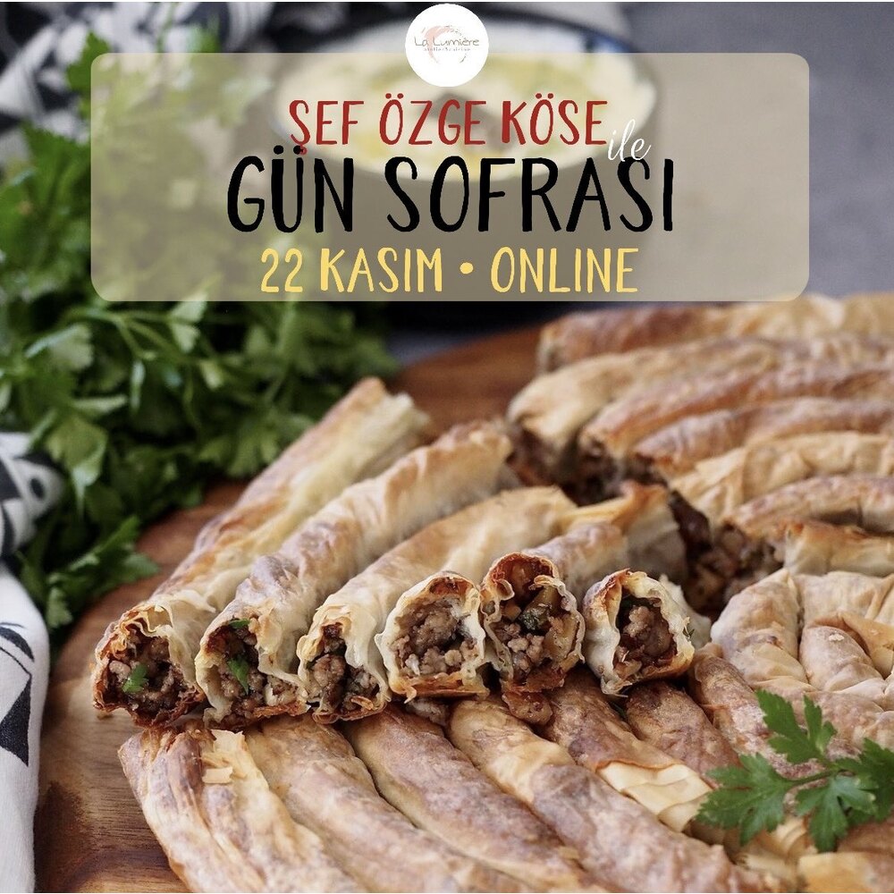 ONLINE GÜN SOFRASI ATÖLYESİ - KAYITLI EĞİTİM