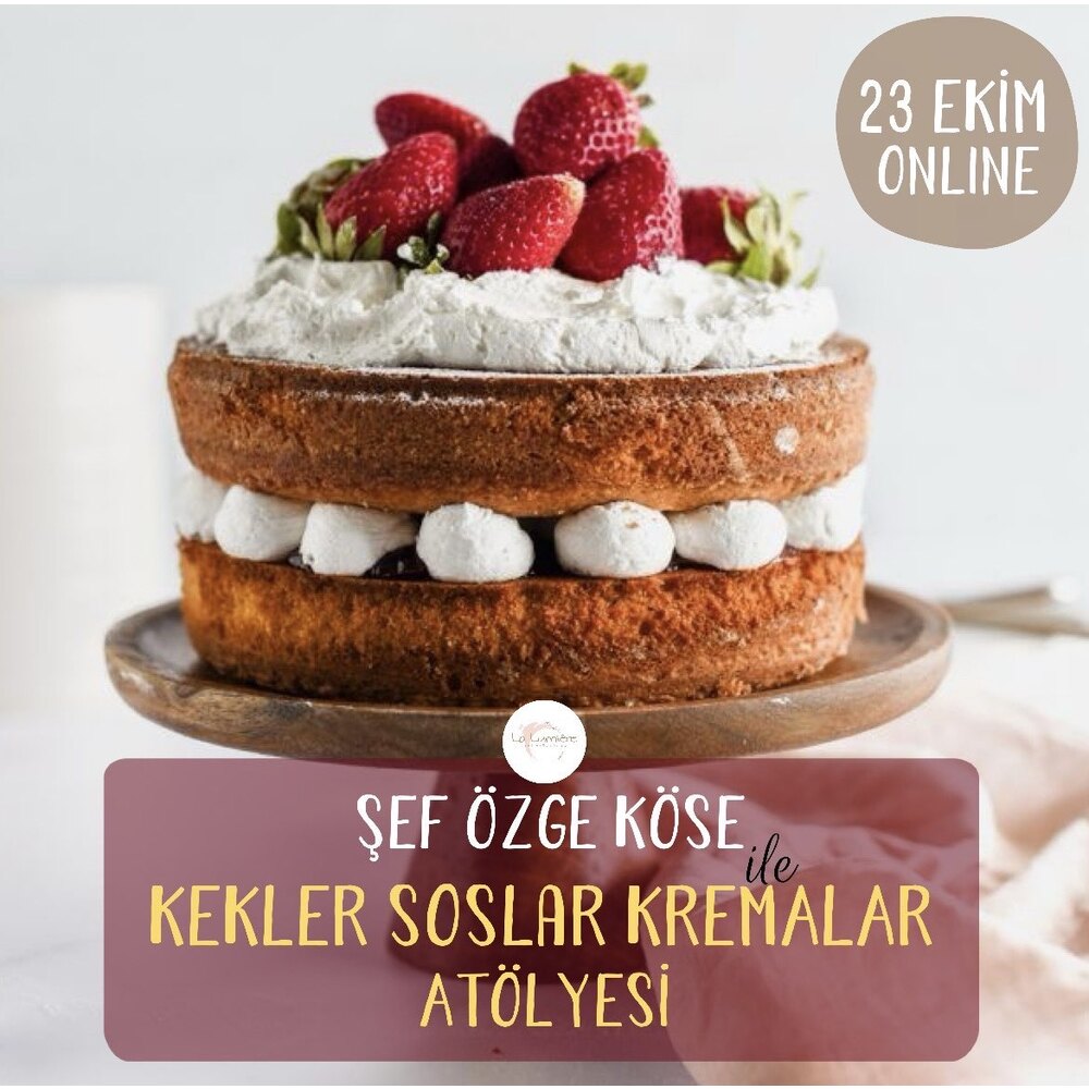 ONLINE KEKLER SOSLAR KREMALAR ATÖLYESİ - KAYITLI EĞİTİM