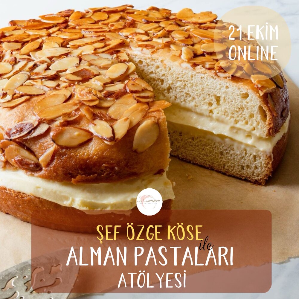 ONLINE ALMAN PASTALARI ATÖLYESİ-KAYITLI EĞİTİM
