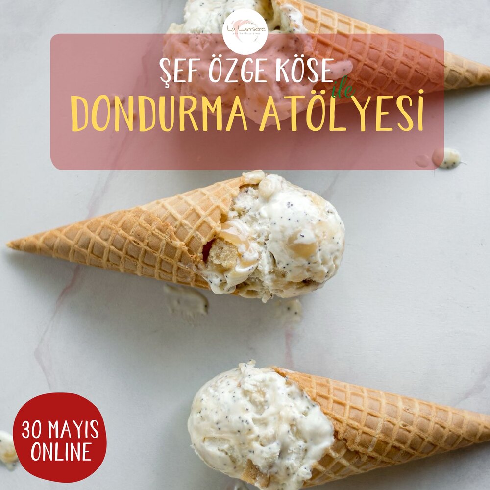 ONLINE DONDURMA ATÖLYESİ-KAYITLI EĞİTİM