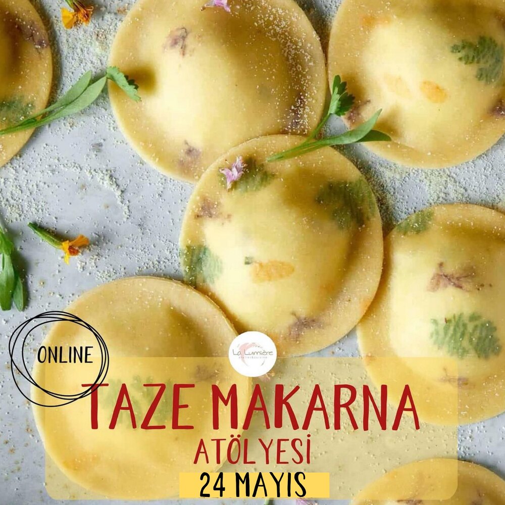 ONLINE TAZE MAKARNA ATÖLYESİ-KAYITLI EĞİTİM