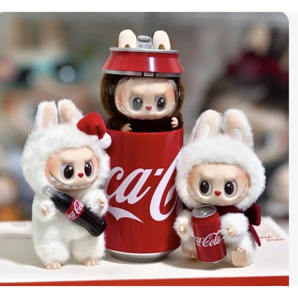 POP MART - LABUBU The Monsters Coca Cola Vinyl Plush - Happy