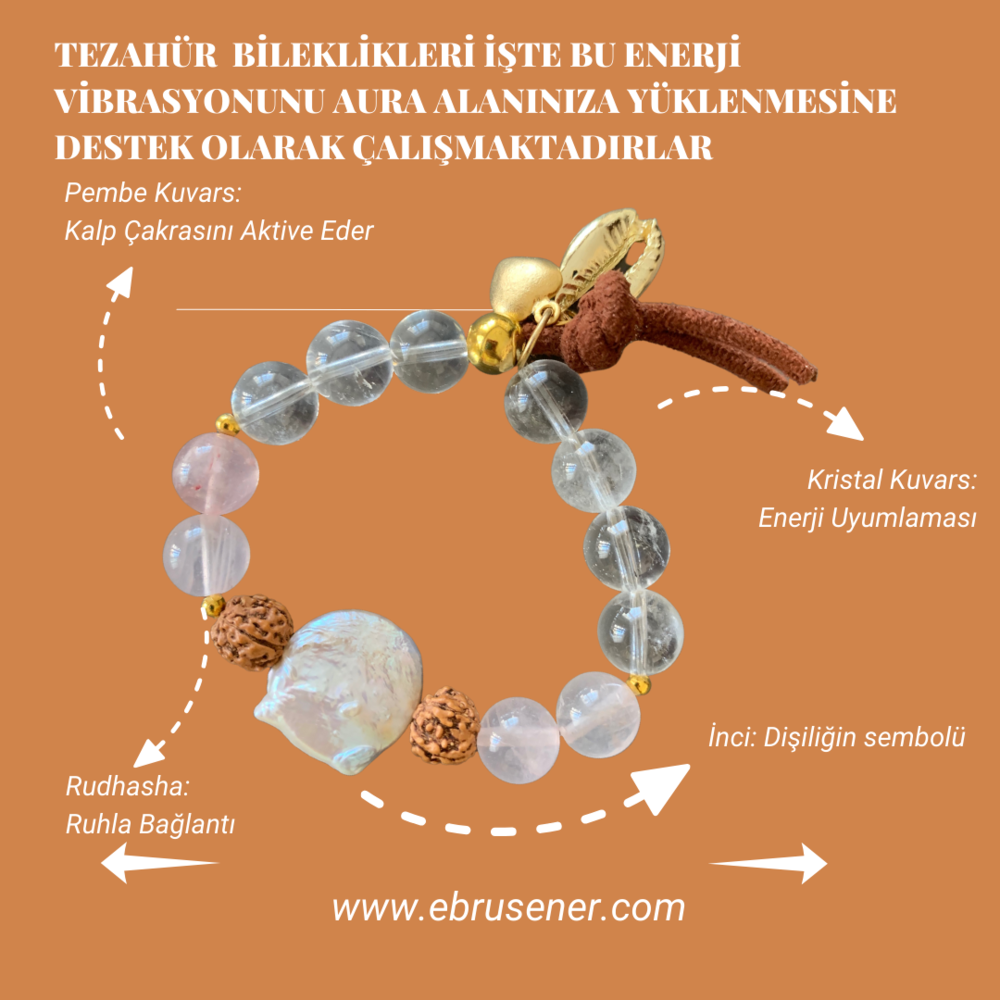 Venüs Enerji Bilekliği-Kalp Çakranız İçin
