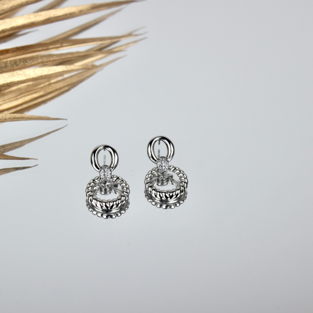 Circle Steel Earring