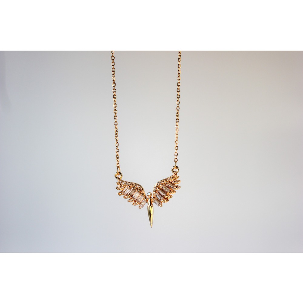 Angels Rings Steel Necklace