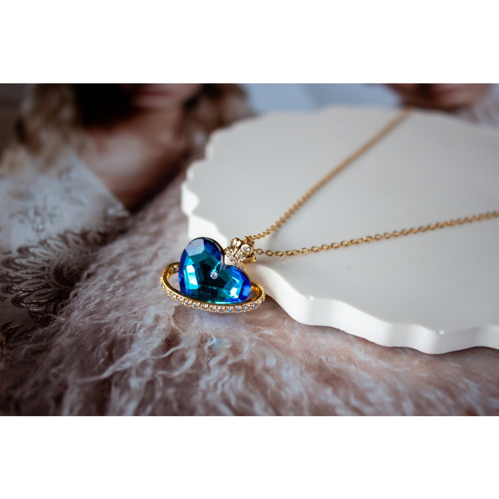 Queen's Crown Steel Necklace