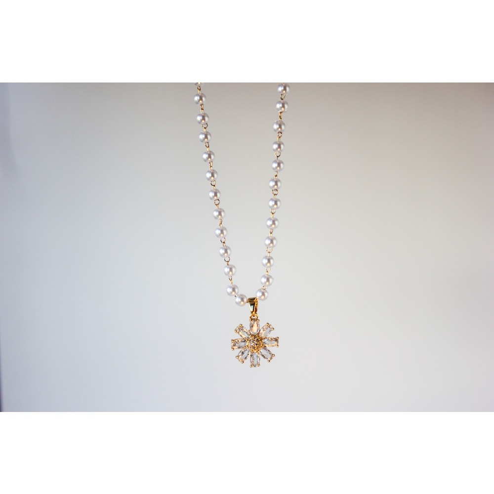 Flower Steel Necklace