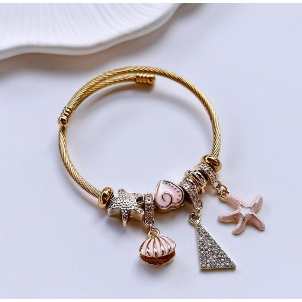 Pandora Model Deniz Yıldızı Charm Çelik Bileklik