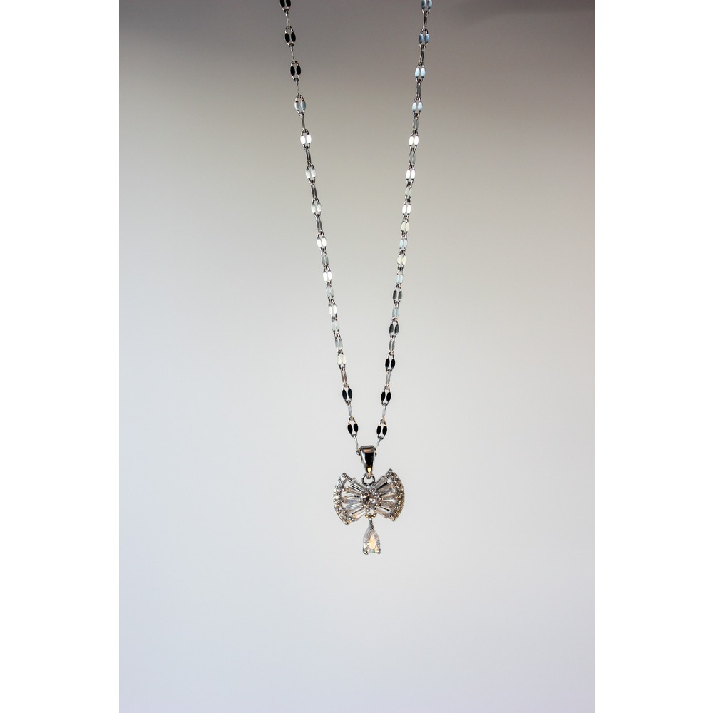 Ribbon Steel Necklace